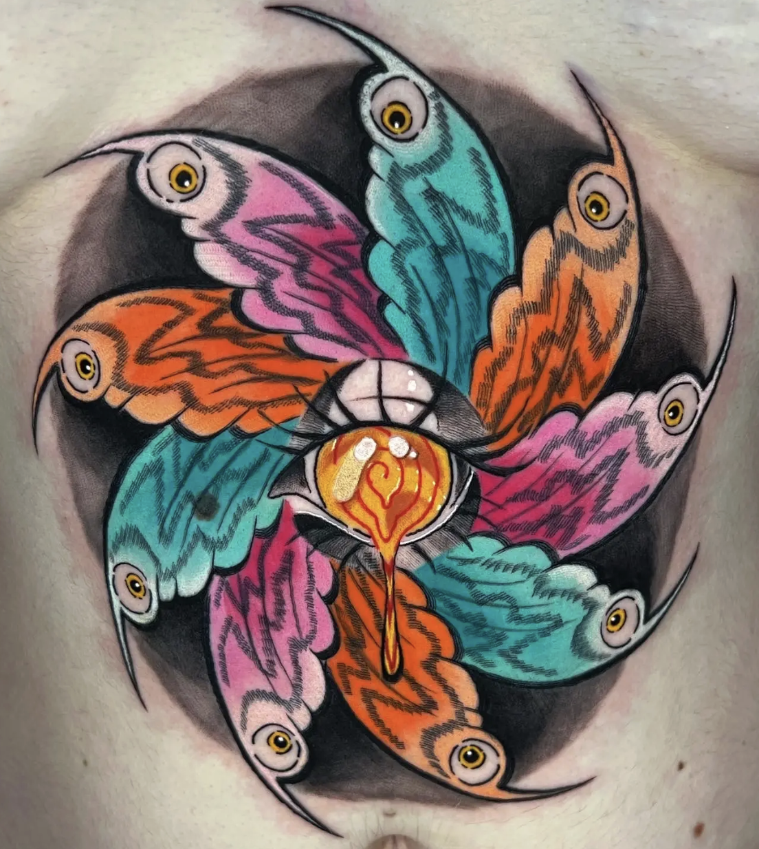 Kaleidoscope Moth Eye